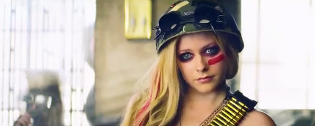 Avril Lavigne - Imagem Promocional do Videoclip Rock N' Roll