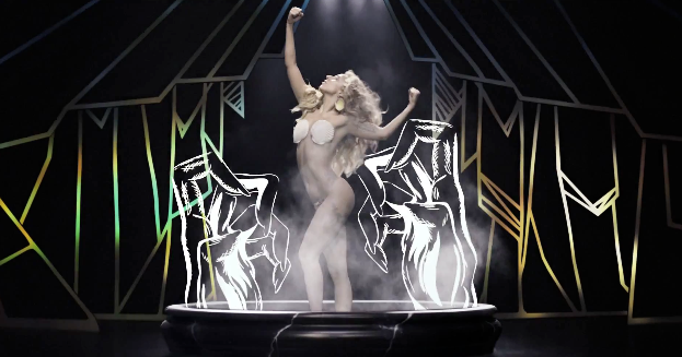 Lady Gaga - Imagem promocional do videoclip "Applause"