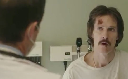 Mattew McConaughey - Imagem promocional do trailer Dallas Buyers Club