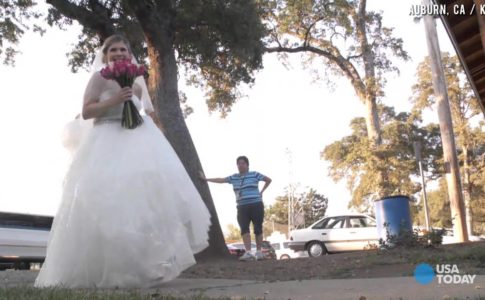 Filha organiza casamento falso para dar última alegria ao pai