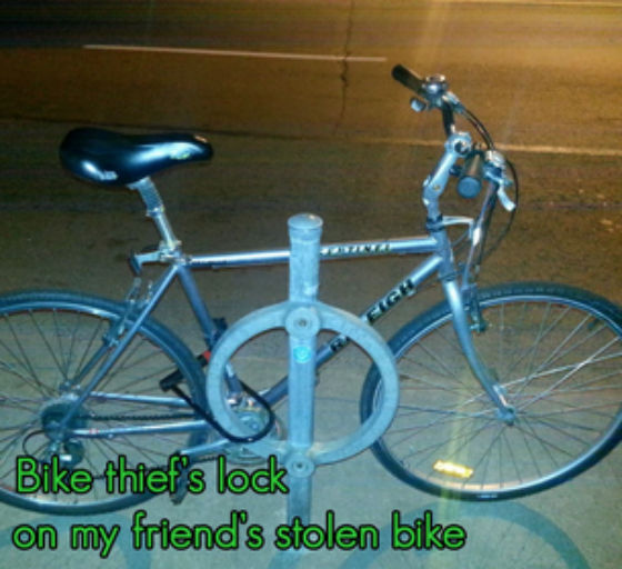 Bicicleta roubada de Quentin Matheson