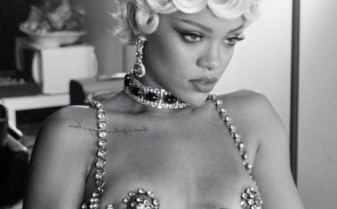 anna nas gravações do videoclip "Pour it up"