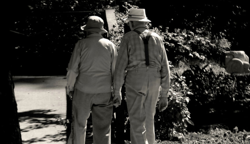 Casal de Idosos - Imagem Figurativa