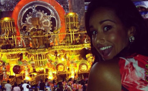 Rita Pereira no carnaval carioca