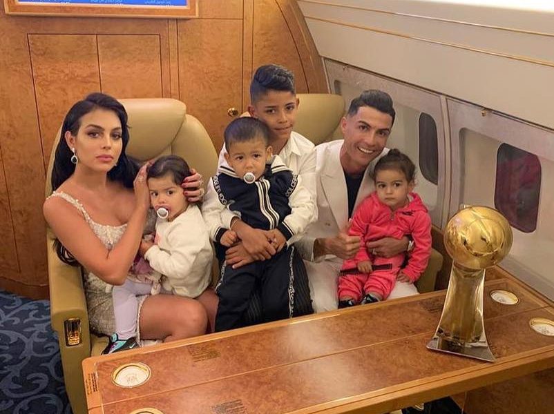 Cristiano Ronaldo e filhos