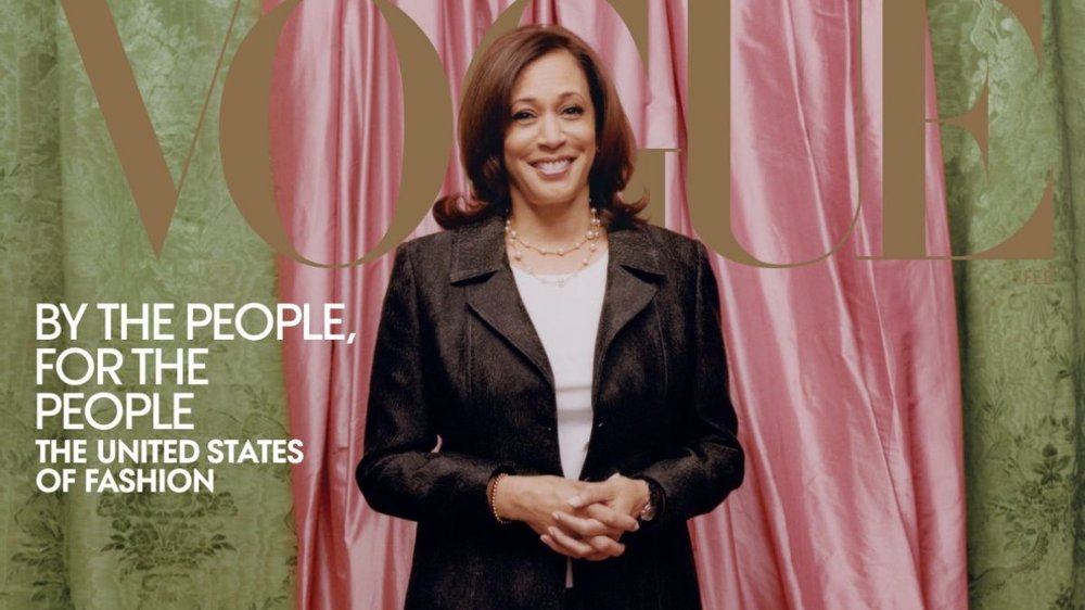Kamala Harris na capa da Vogue